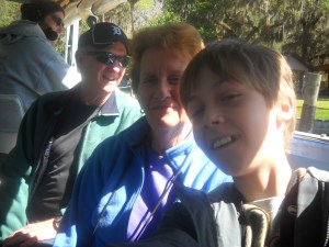 Jules with Grandma Ann & Grandpa Clark